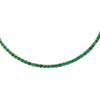 Emerald Graduated Tennis Necklace