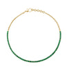 Emerald Graduated Tennis Necklace