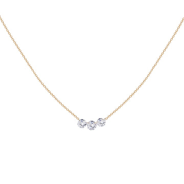 3 Diamond Necklace