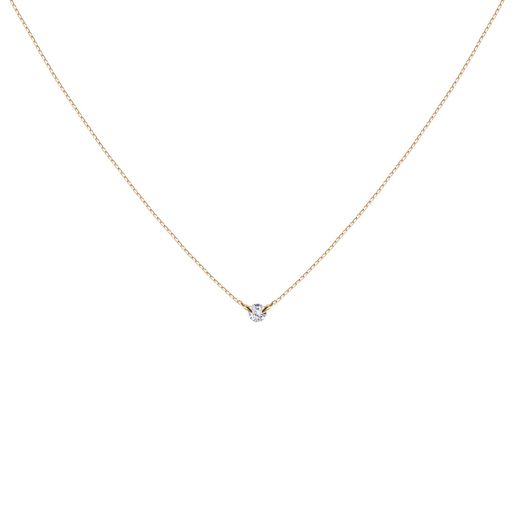 .10ct Solitaire Diamond Necklace