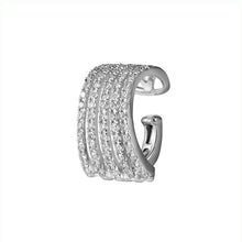 Diamond 5 Row Split Ear Cuff