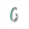 Emerald Row Single Row Ear Cuff