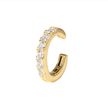 6 Diamond 14K Gold Ear Cuff