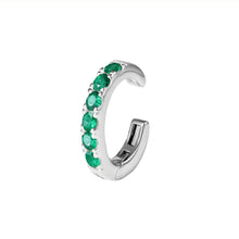 6 Emerald 14K Gold Ear Cuff