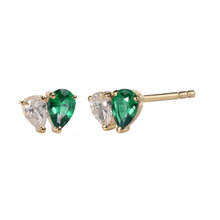 Teardrop Diamond Stud