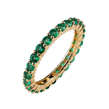 Emerald Eternity Band