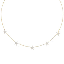 5 Diamond Star Necklace