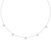 5 Diamond Star Necklace