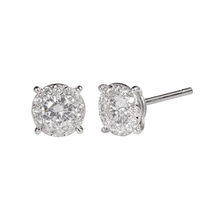 Diamond Halo Studs