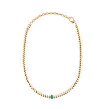Emerald Tear Drop Necklace