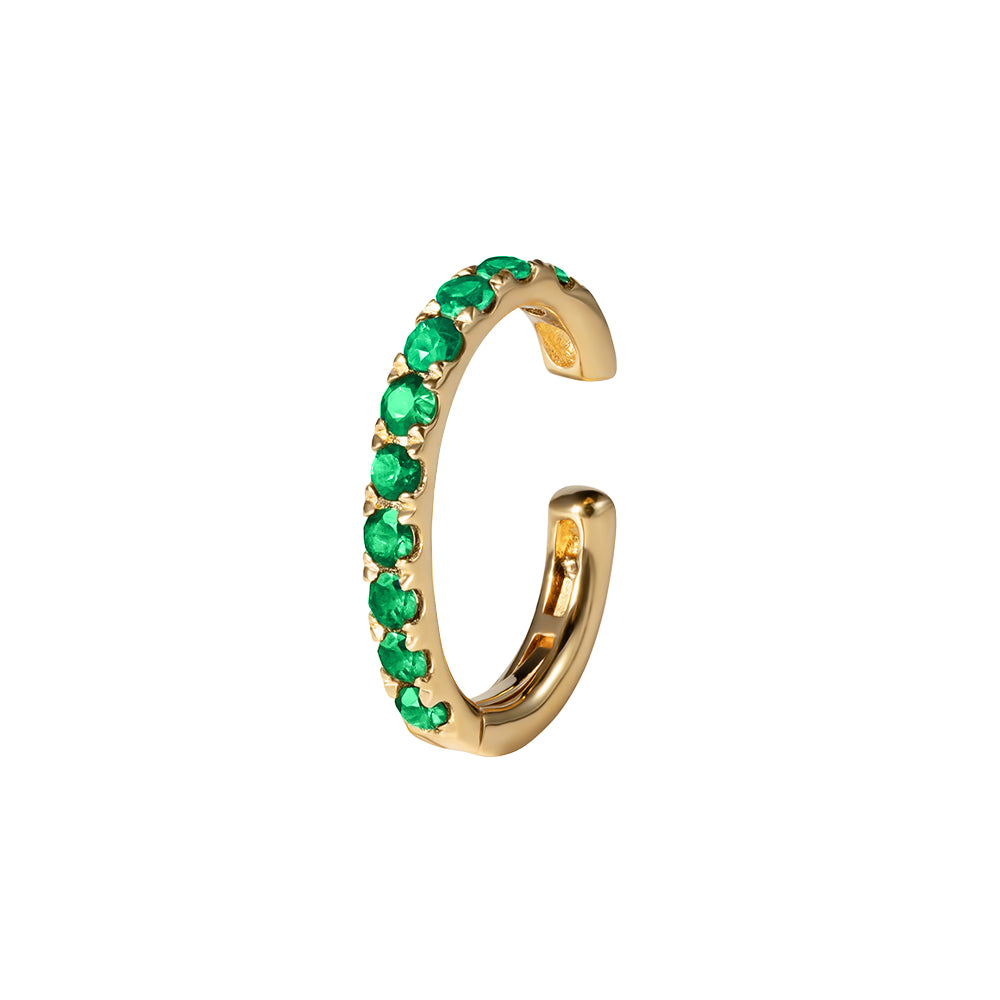 Single Row Ear Cuff 18k