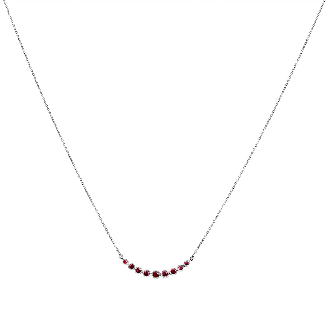 Bezel Curve Necklace