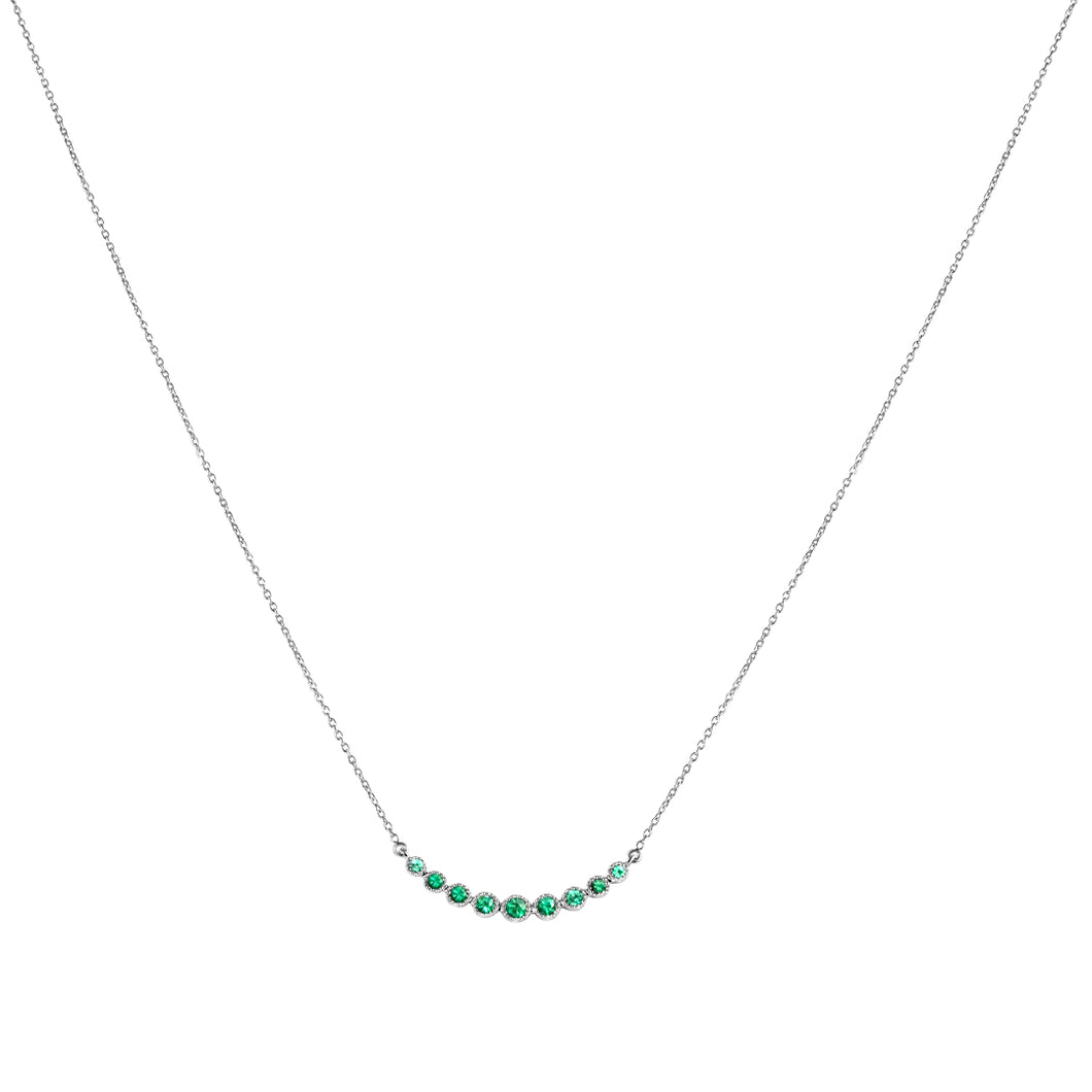 Bezel Curve Necklace