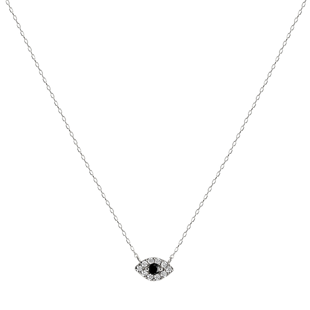 Diamond Eye Pendant Necklace