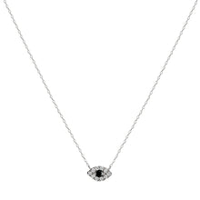 Diamond Eye Pendant Necklace