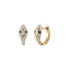 Diamond Snake Huggie Earring
