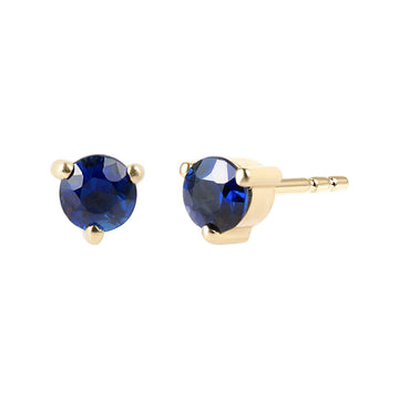 Classic Blue Sapphire Stud