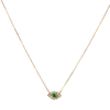 Diamond Eye Pendant Necklace