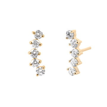 Diamond Climber Earrings