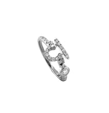 Diamond Libra Zodiac Sign Ring