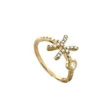 Diamond Pisces Zodiac Sign Ring