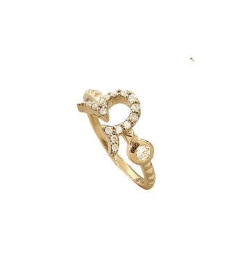 Diamond Taurus Zodiac Sign Ring