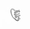 Diamond Virgo Zodiac Sign Ring