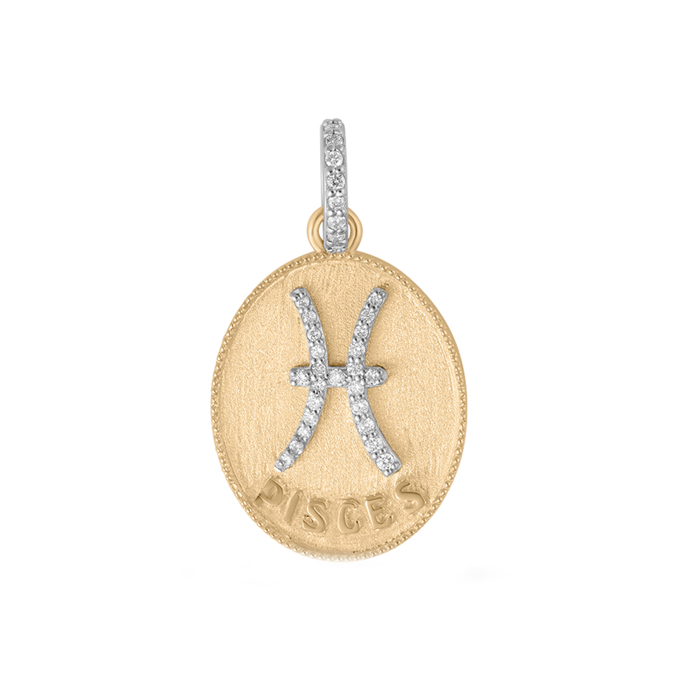 ZODIAC PISCES - SMALL MEDALLION