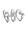 Diamond Libra Zodiac Sign Ring