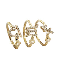 Diamond Scorpio Zodiac Sign Ring