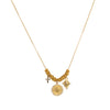 Gold & Diamond Spiritual Charm and Medallion Necklace