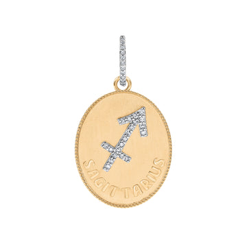 ZODIAC SAGITTARIOUS- LARGE MEDALLION