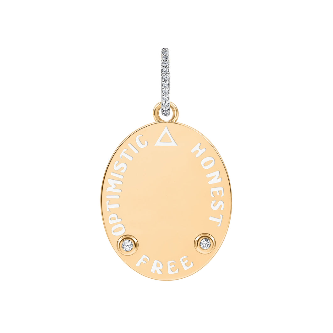 ZODIAC SAGITTARIOUS- LARGE MEDALLION