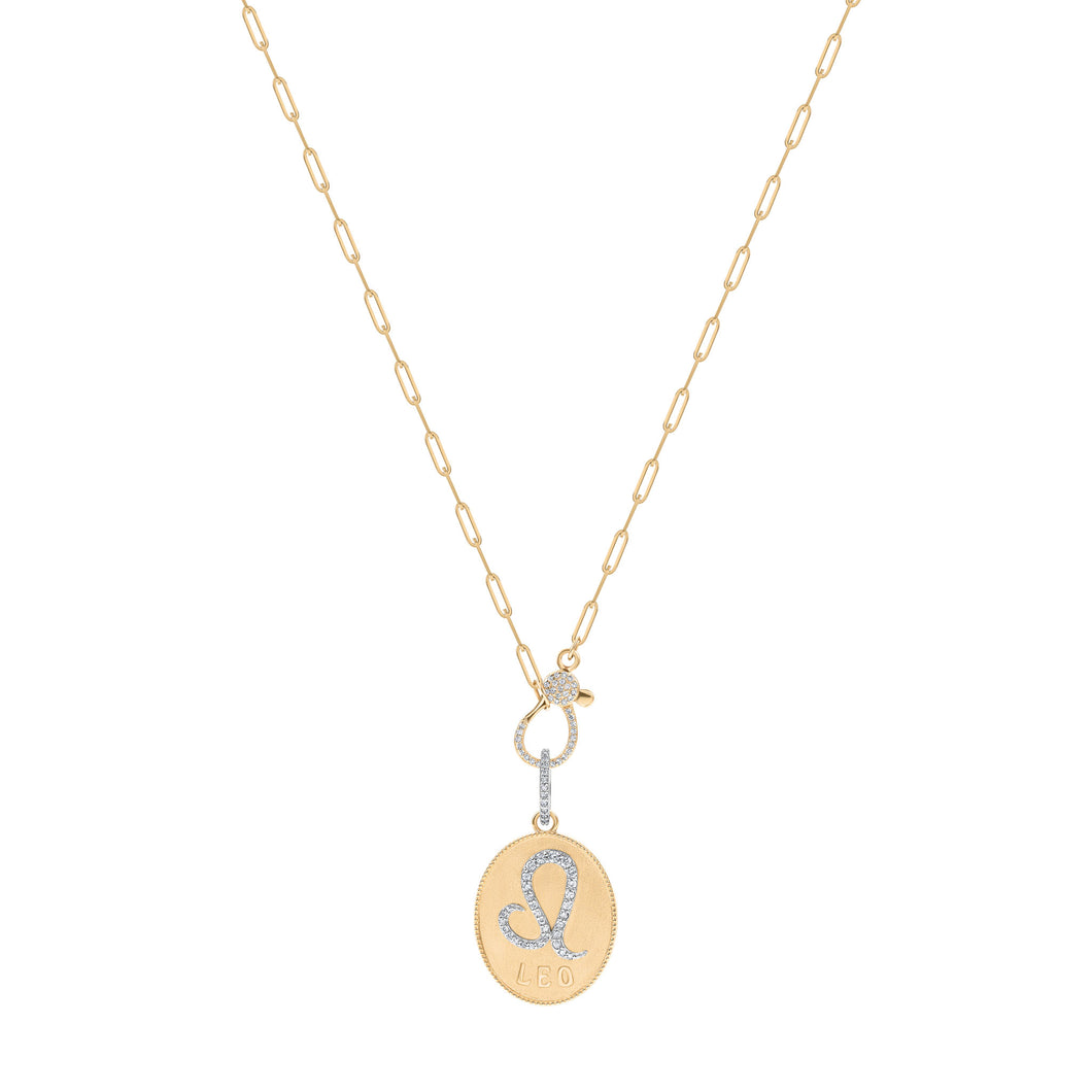 ZODIAC LEO- LARGE MEDALLION