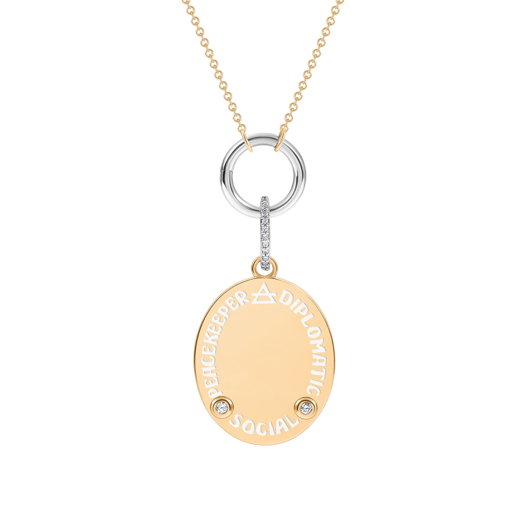 ZODIAC LIBRA- LARGE MEDALLION