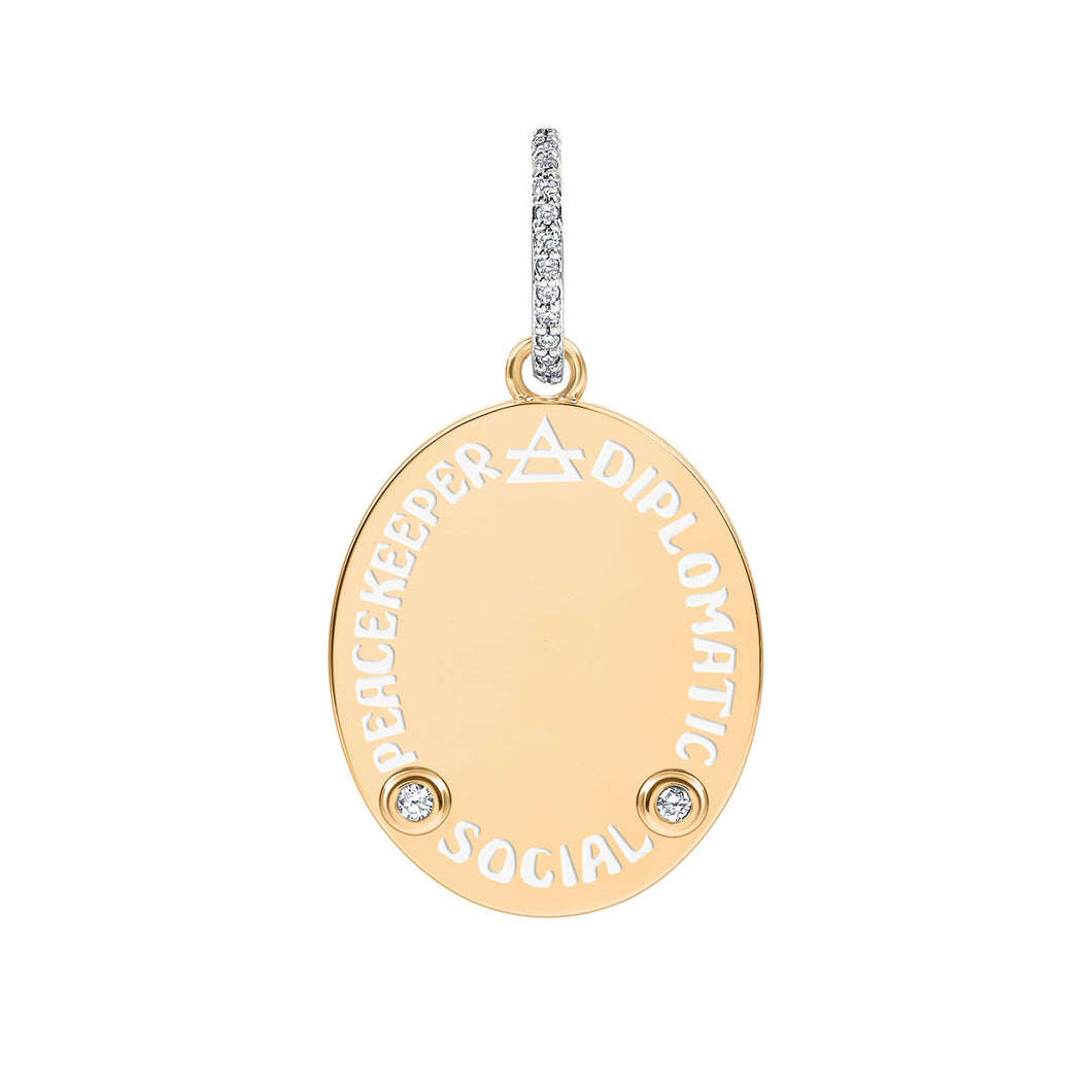 ZODIAC LIBRA- LARGE MEDALLION