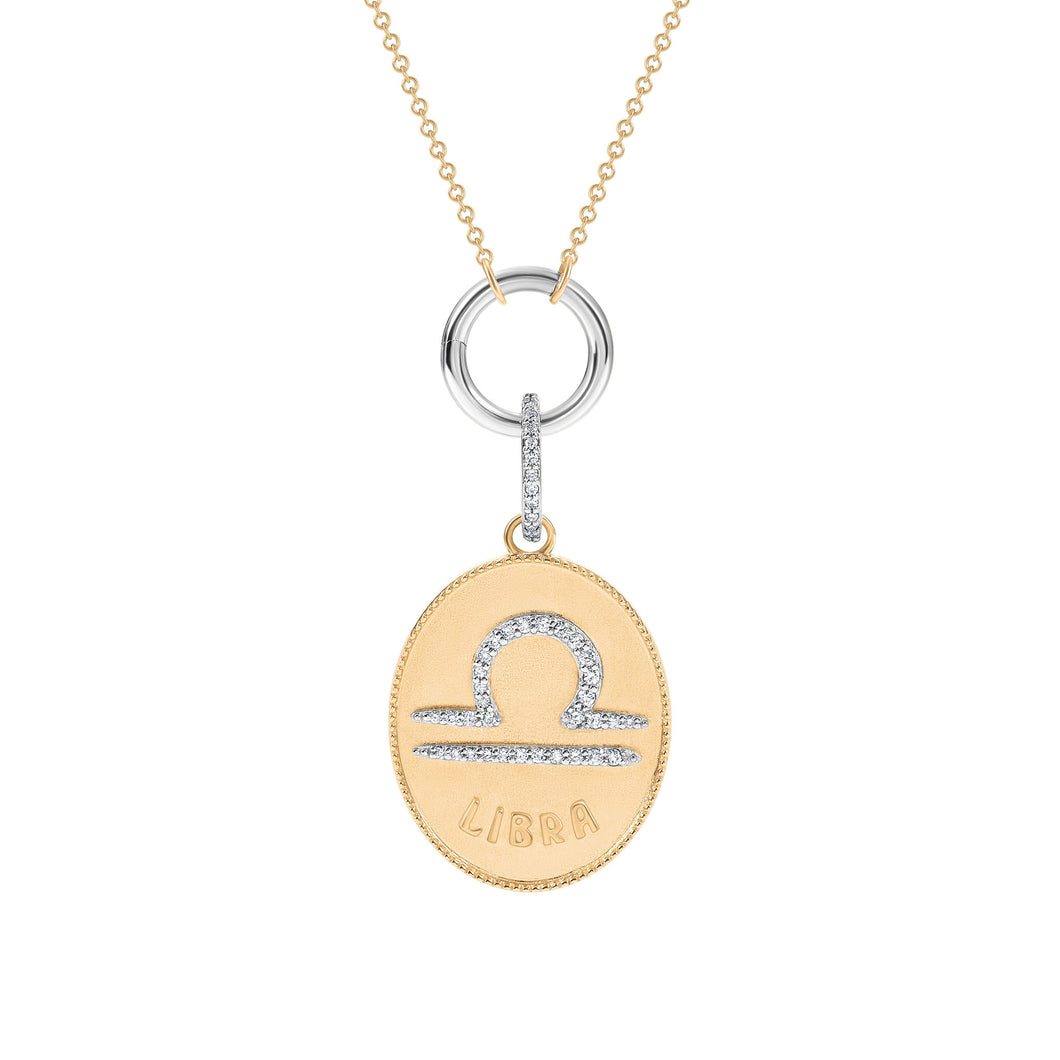ZODIAC LIBRA- LARGE MEDALLION