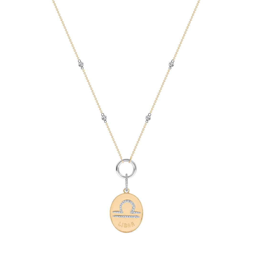 ZODIAC LIBRA- LARGE MEDALLION