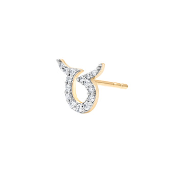 ZODIAC TAURUS-  DIAMOND STUD