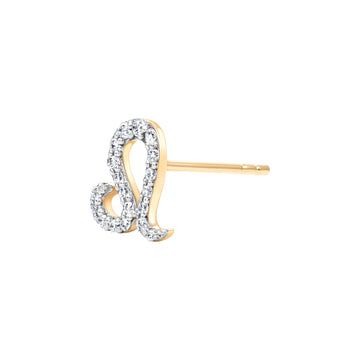 ZODIAC LEO-  DIAMOND STUD