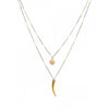 Two-Tone Double-chain Necklace