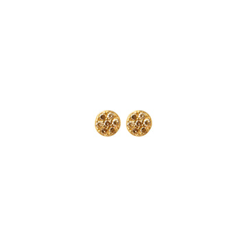 Diamond Sand Dollar Stud Earrings