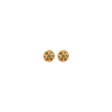Long Gold Chain with Diamond Orbs Drop Earrings
