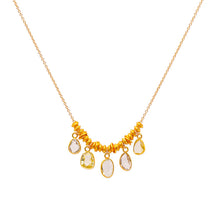 Green & Yellow Sapphire Necklace