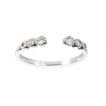 Open Band Diamond Ring