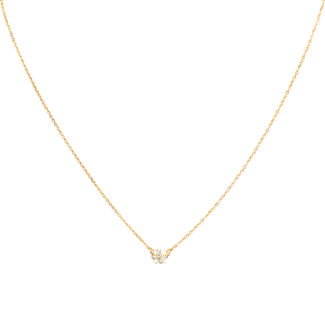 0.50CT Solitary Diamond Necklace