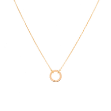 Solid Gold Open and Close clasp Necklace