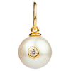 White Pearl with Middle Diamond