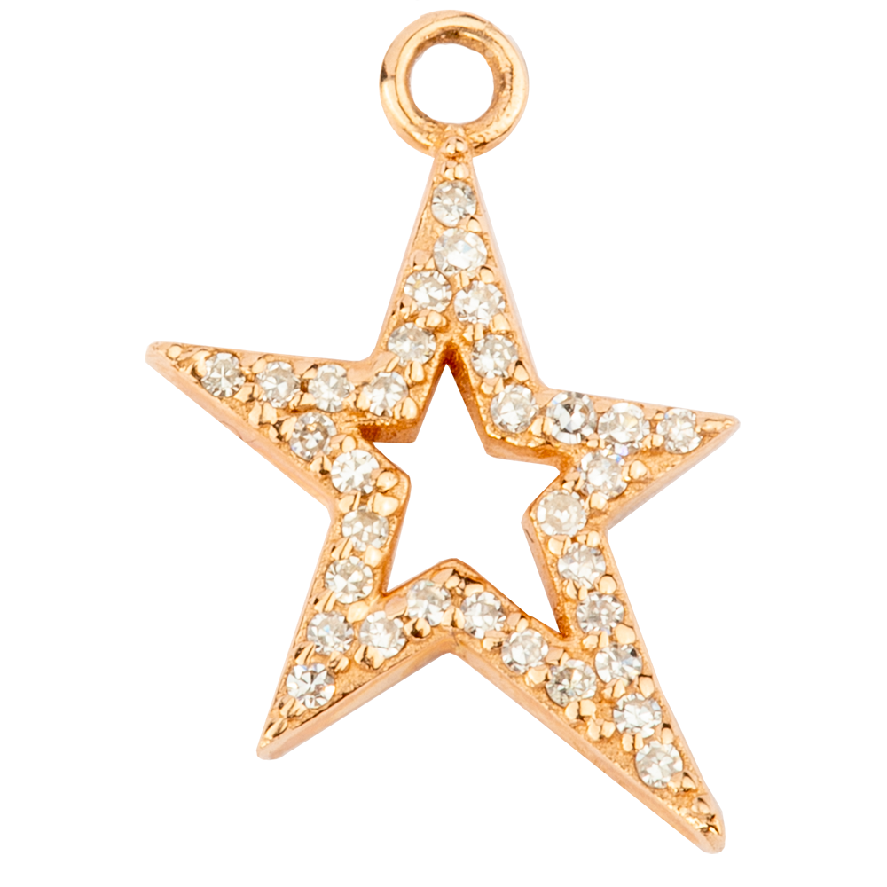 Small Hollow Diamond Star