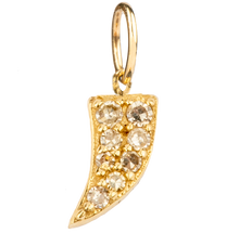 Small Horn with Pavé Diamonds